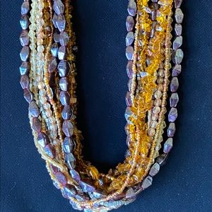 Multilayered Beaded Necklace